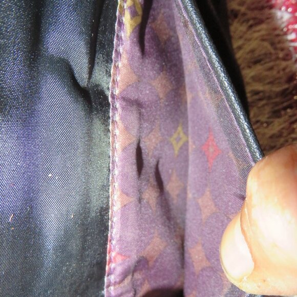 BOGO Franco Sarto Black Leather Long Wallet Clutch Double Zip Multi Compartment - Picture 11 of 14